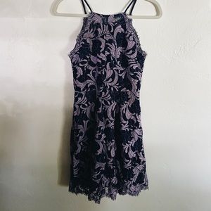 Francesca’s Lacy Fit n Flare Dress